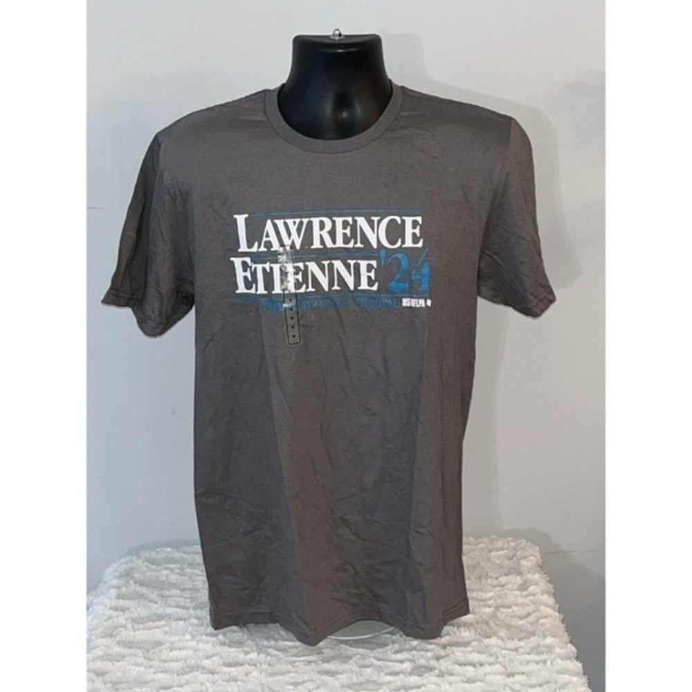 Lawrence Etienne 24 Gray Short Sleeve Tee NFLPA Officially Licensed Mens XL NWT